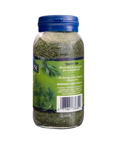 Litehouse Freeze Dried Dill 0.35oz 2-Pack - Premium Quality Dill Seasoning - Buy Online on GoSupps.com