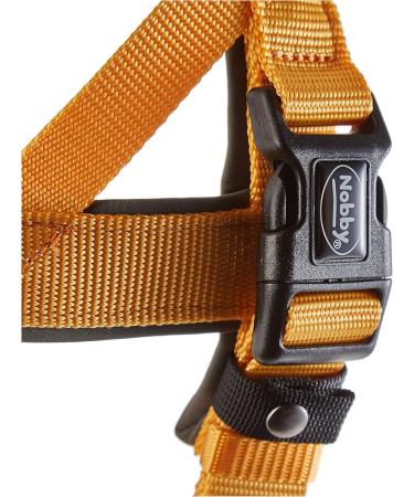 Nobby Norwegian Classic Preno Harness - Orange/Grey Size L (60-76 cm + 46 cm) 25/35 mm - Perfect for Dogs - Buy Online on GoSupps.com
