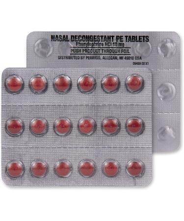 Amazon Basic Care Phenylephrine HCl 10mg Tablets - 72 Count | Nasal Decongestant for Nasal Congestion and Sinus Pressure - Buy Online on GoSupps.com
