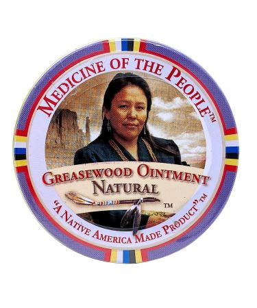 3 Tins of Navajo Medicine of the People Greasewood Ointment 0.75 oz Each - Christmas Stocking Stuffer - Powwow