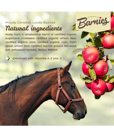 BARNIES Barnies - Organic Horse Treats Complete Feed Buscuit Apple 1.5kg - Buy Online on GoSupps.com