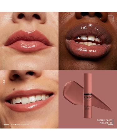 NYX Professional Makeup Butter Gloss Non-Sticky Lip Gloss Praline Duo Pack Praline Duo - Buy Online on GoSupps.com