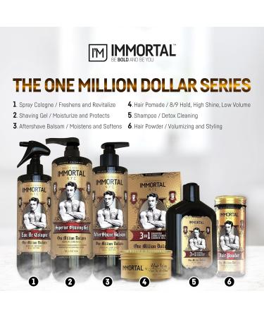 One Million Dollars Cologne 17 oz. After Shave Spray Premier Men's Cologne - Exclusive Barbers - Softens Skin - Refreshes/disinfects and Relieves Face and Skin - Moisturizing Formula After Shaving Fruity Musky - Buy Online on GoSupps.com