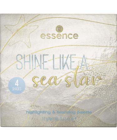 essence Tansation Shine Like A Sea Star Highlighting & Bronzing Palette No. 010 Champagne Beach Love multicolored 4 colors (12g)