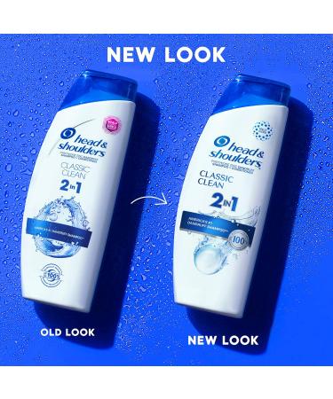 HEAD & SHOULDERS CLASSIC CLEAN 2IN1 SHAMPOO 370ML - Buy Online on GoSupps.com