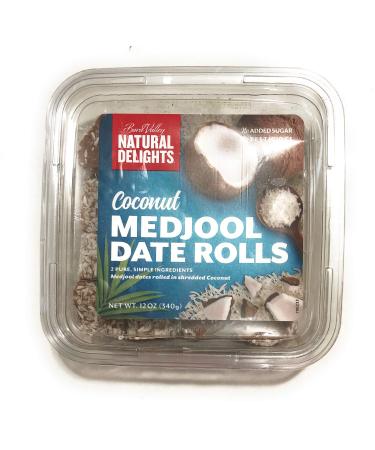 Bard Valley Natural Delights Kosher Raw Coconut Date Rolls - 12 oz.