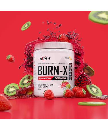 BURN-X | XPN | ENERGY POWDER FORMULA | 210G | 30 SERVINGS | (Strawberry & Kiwi) - Buy Online on GoSupps.com