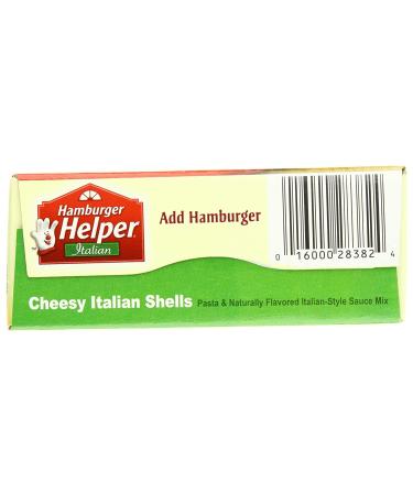Betty Crocker Hamburger Helper Cheesy Italian Shells 6.1 oz - Delicious Pasta Meal Mix - Buy Online on GoSupps.com