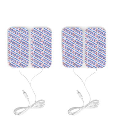 TensCare MamaTENS Replacement Electrodes with circular lead connection for the New Mama TENS model Pack of 4 - Buy Online on GoSupps.com