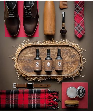 Benjamin Bernard Premium Beard Oil - Hydrating Blend with Jojoba Oils and Vitamin E - Oud Wood Scent - 100ml - Buy Online on GoSupps.com