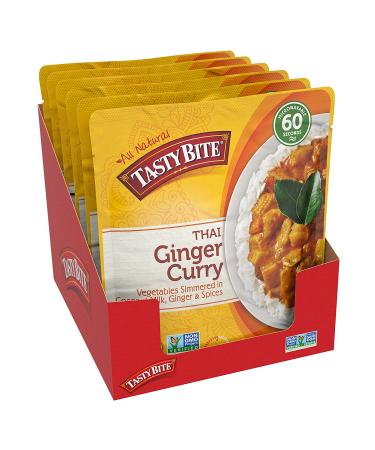 Thai Penang Ginger Curry - Ready to Eat, 10oz (Pack of 6) | Tasty Bite - Buy Online on GoSupps.com