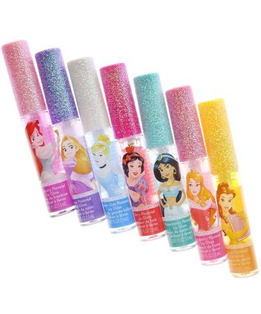TownleyGirl Disney Princess Super Sparkly Lip Gloss Set - Pack of 7, 0.05 Fl Oz each - Buy Online on GoSupps.com