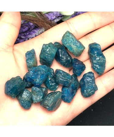 Natural Crystal 8 pcs Natural Raw Blue Apatite Rough Stones Crystal Minerals Gemstone Specimen ERBDRGAZ 8 pieces - Buy Online on GoSupps.com