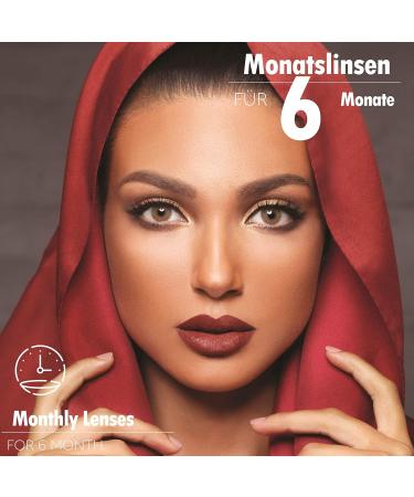 Anesthesia L.A. Mocha Colored Contact Lenses - Monthly Wear for Dark Eyes | Strongly Covering Light Brown Lenses (Dioptria -0.00) - USA Series 6 Months - Buy Online on GoSupps.com