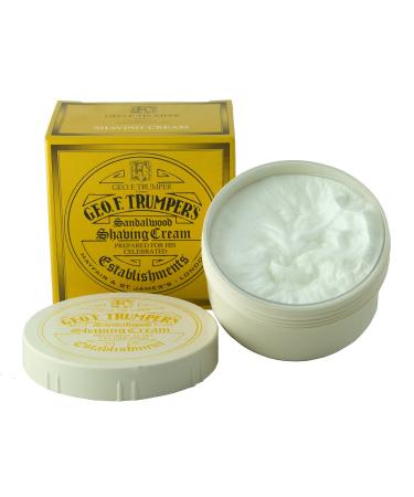 Geo F Trumper Shave Cream - Sandalwood 200gm Tub Sandalwood 200 g (Pack of 1)