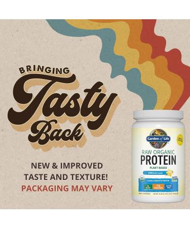 Garden of Life Organic Vegan Sport Protein Powder Vanilla & anilla Protein Powder 22g Complete Plant Based Raw Protein - Buy Online on GoSupps.com