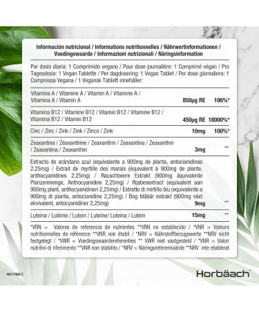 MacuXpert Eye Supplement | 120 Vegan Tablets | Vision Support with Vitamin A, Lutein, Zeaxanthin, and Bilberry - Buy Online on GoSupps.com