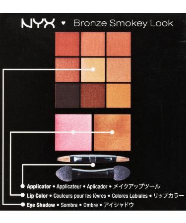Buy NYX Professional Makeup Bronze Smokey Look Kit - 9 Eyeshadows & 2 Lip Colors | International Shipping Available - Buy Online on GoSupps.com