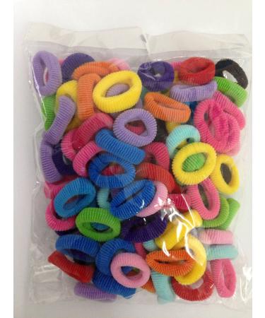 Cuhair 100pcs Women Girls Elastic Hair Bands Ponytail Holders