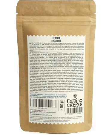 Chai Masala Slim Tea | Fruity & Spicy Herbal Blend with Black Tea, Cinnamon, Turmeric, and More | 100g | Perfect for Chai Latte - Buy Online on GoSupps.com