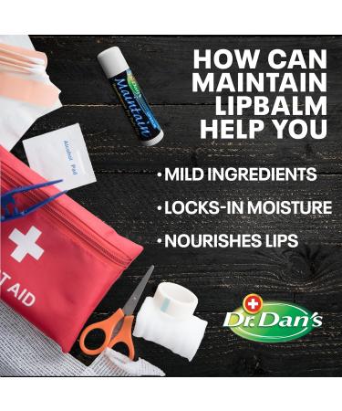 Dr. Dan's Maintain Lip Balm - Vitamin E Beeswax Perfect for Cortibalm Aftercare Moisturizes Dry Lips Soft & Smooth Finish - 1 Pack - Buy Online on GoSupps.com