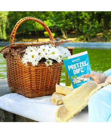 No Sugar Pretzel Sticks Vanilla Yogurt Covered Diet Pretzel Crisps Sweet Salty Crunchy Perfection Snack and Share 0g Sugar 4g Fibre -1 Pack (200g) - Buy Online on GoSupps.com