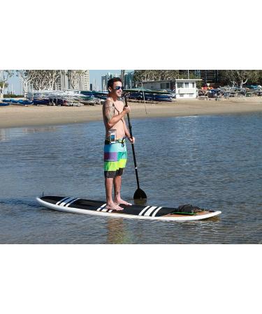 SUP-NOW Paddleboard Deck Bag with Waterproof Phone Case Black Trim w/ Bungee & 4 Clips - Buy Online on GoSupps.com