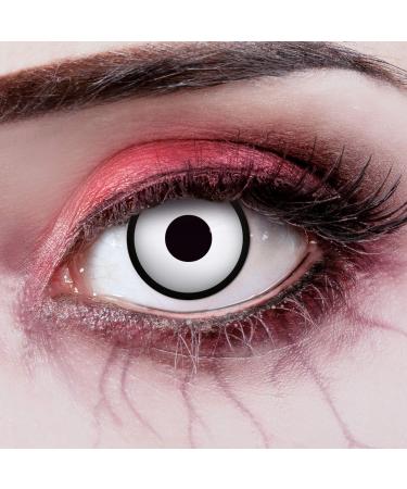 aricona contact lenses - white contact lenses with black edge - contact lenses Halloween without prescription
