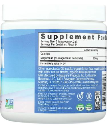 Natural Vitality Calm Raspberry-Lemon Anti-Stress Drink Mix | 8 oz (226 g) - Buy Online on GoSupps.com
