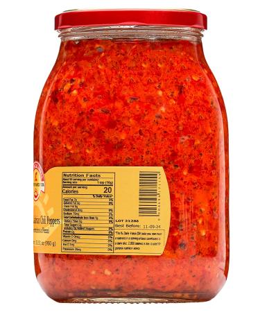 TuttoCalabria Crushed Calabrian Chili Pepper Paste 33.5 oz - All Natural Non-GMO Spread from Italy - Buy Online on GoSupps.com