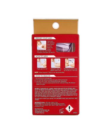 GoldFinger Press On Nails - 24 Full Cover Long Fake Nails with Glue - Manicure Set - Buy Online on GoSupps.com