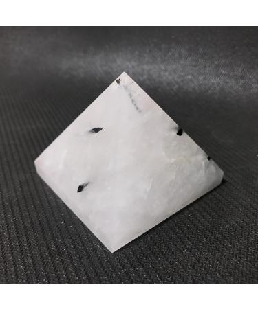 About 50mm Natural Black Tourmaline Crystal Gemstone Pyramid Reiki Crystal Stone for Home Decor Home Goods - Buy Online on GoSupps.com