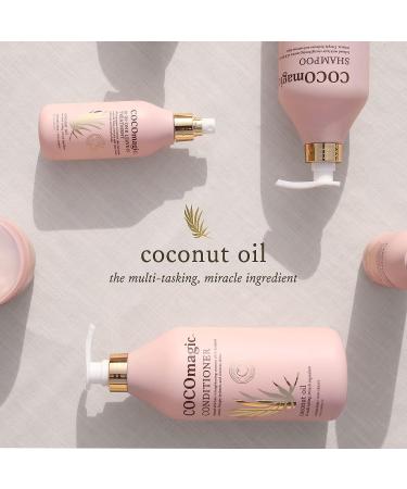 Cocomagic Coconut Oil Hair Mask - Repairs Damage, Prevents Frizz, Restores Shine - Protein Rich, Extra Hydrating - Paraben Free, Cruelty Free - Made in USA (8 oz) - Buy Online on GoSupps.com