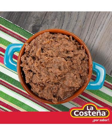 La Costea Refried Black Beans 20.5 Oz Can (Pack of 6) - Buy Now for Authentic Mexican Flavor! - Buy Online on GoSupps.com