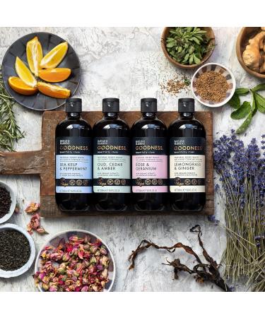 Baylis & Harding Goodness Rose & Geranium Toiletries Bundle - 9 Bottles, Vegan Friendly Hand Wash, Body Wash & Bath Soak - Buy Online on GoSupps.com