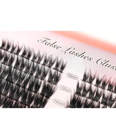 Natural Long Individual False Eyelashes Set | 10-16mm Volume Cluster Lashes for Dramatic Looks | Soft Wide Stem DIY Eyelash Extensions - Buy Online on GoSupps.com