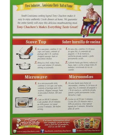 Tony Chachere's Jambalaya Mix - 8 Oz Boxes (12 Pack) | Authentic Cajun Flavor - Buy Online on GoSupps.com