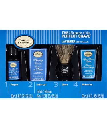 The Art of Shaving Lavender Mid-Size Kit for Men - Premium Shaving Essentials - Buy Online on GoSupps.com