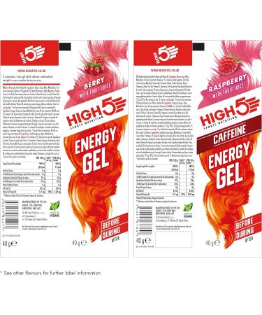 HIGH5 Energy Gels - Quick Release Sports Gels to Power Muscles for Peak Performance - Natural Fruit Juice - On The Go Energy Boost for Running Cycling and Endurance (Mixed 20 x 40g) Mixed 20 x 40g - Buy Online on GoSupps.com