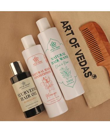 Art of Vedas Ayurvedic Hair Oil - 150ML Hydrating and Strengthening Oil Promotes Hair Growth with Natural Bhringraj Herbs Ayurvedic Skincare for Healthier Stronger and Fuller Hair - Buy Online on GoSupps.com