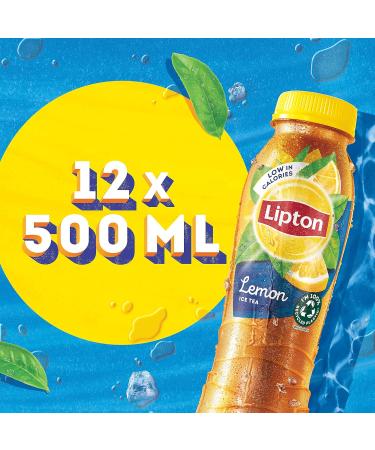  Lipton Lipton Ice Tea Lemon 500 ml (lot de 12) - Buy Online on GoSupps.com
