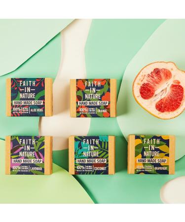  FAITH IN NATURE Faith in Nature Natural Grapefruit Soap Vegan & Animal Free SLS & Paraben Free 100g - Buy Online on GoSupps.com