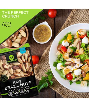 Raw Brazil Nuts 48oz - Unsalted Whole Nuts in Resealable Bag - Superior Quality, All Natural, Keto Friendly Snack - Vegan & Kosher Certified - Buy Online on GoSupps.com