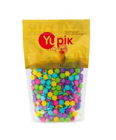Yupik Flower Pressed Candies 1 kg Gluten-Free Kosher Sweet Flavor Flower-Shaped Treats Candy Machine Refills Fun & Nostalgic Delicious Snacks Ideal for Gifting Holidays & Baking