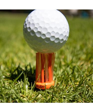 BRUSH T Premium Plastic Golf Tees Yellow XLT 3-Pack 3 1/8 Size - Unbreakable & Consistent Height - Perfect Golf Gift for Men and Women - Works With Any Golf Ball - Buy Online on GoSupps.com