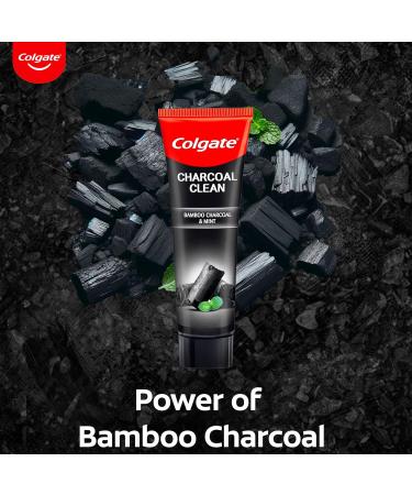 Colgate Charcoal Clean Black Gel Toothpaste Pack of 480g/16.9oz (120g/4.2oz X 4) Deep Clean Toothpaste with Bamboo Charcoal Fresh Mouth Experience - Buy Online on GoSupps.com