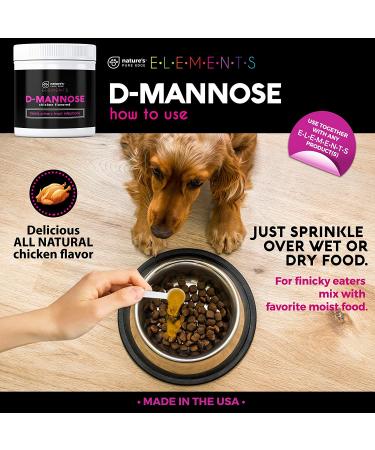 D-Mannose Supplement for Dogs & Cats | Treat & Prevent UTIs, Kidney Stones | Chicken Flavored 115g - Buy Online on GoSupps.com