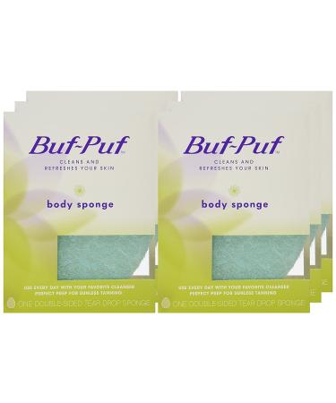 Buf-Puf Double-Sided Body Sponge - Pack of 6 for Gentle Cleansing & Exfoliation - Buy Online on GoSupps.com