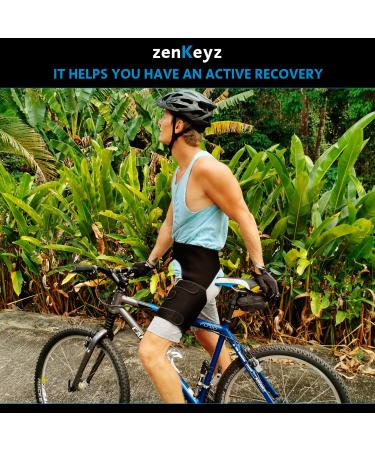 Copper Compression Hip Brace for Sciatica & Thigh Pain Relief - Support for Hip Flexor Arthritis - Right Leg Wrap for Men and Women - Buy Online on GoSupps.com