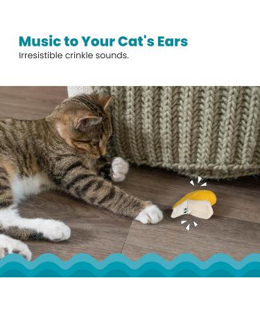 Petstages Dental Banana Cat Toy with Catnip - Chewing & Dental Care for Cats - Buy Online on GoSupps.com
